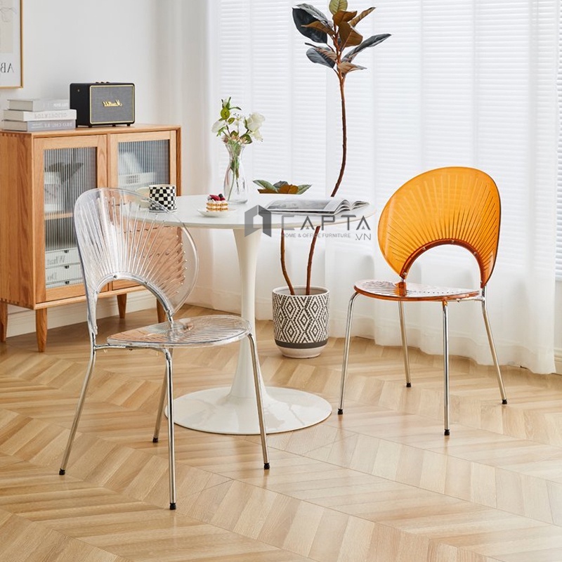 Bộ bàn ghế tiếp khách đẹp hiện đại 2 ghế | SL TULIP 2-06W / LYLY-PC