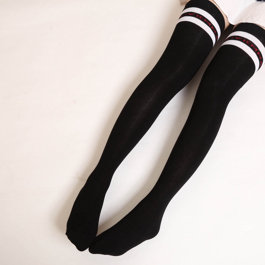 Tất golf nữ qua gối - Tất golf nữ dày dặn, co giãn