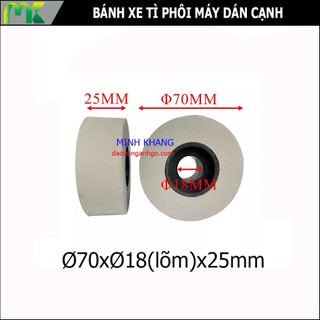 Bánh xe tì phôi máy dán cạnh