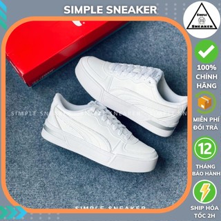 Giày sneaker puma nữ tăng chiều cao 🔴freeship🔴 puma skye metallic white chính hãng - giày thể thao nữ puma chuẩn auth