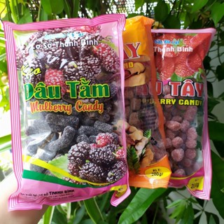 Kẹo Mứt dâu tây, dâu tằm, me Đặc sản Đà Lạt - kẹo tết