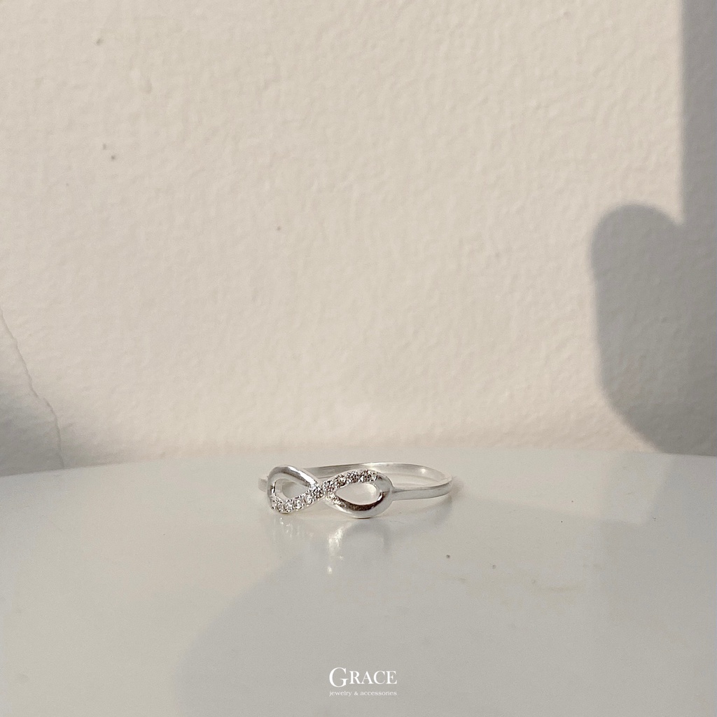 Nhẫn vô cực đính đá Infinity Grace Jewelry