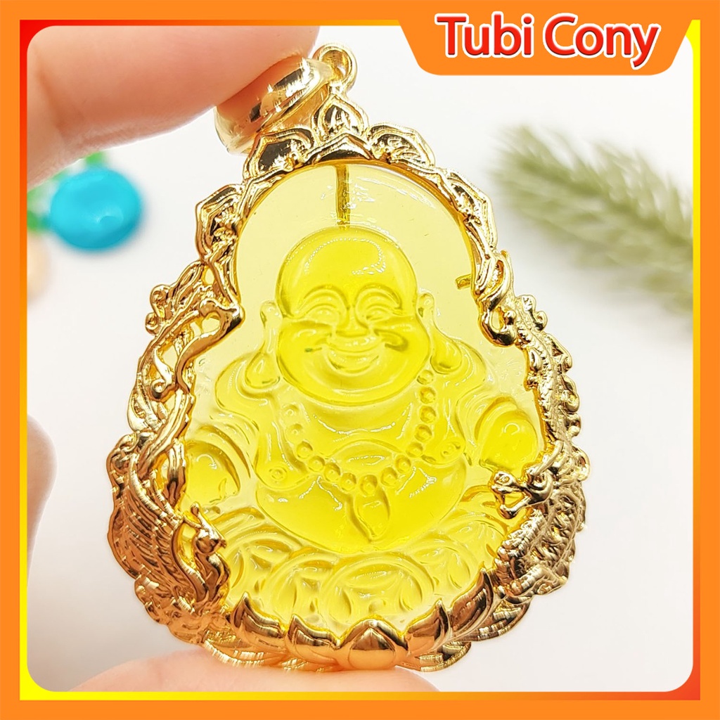 Mặt Dây Chuyền Phật Di Lặc Màu Vàng Mẫu 151.033.2711- Mang đi chơi, đi tiệc rất đẹp - Bình An - Tai Qua Nạn Khỏi