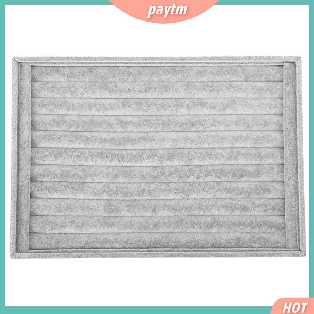 {PTM} Khay Trưng Bày Trang Sức Bằng Vải Nhung Thời Trang