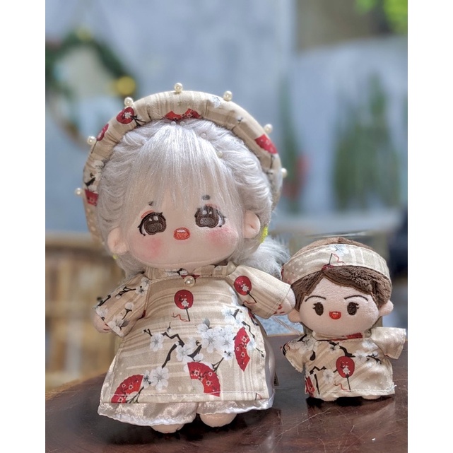 Tủ đồ mùa xuân. Áo dài tết, Áo dài cho gấu bông. outfit for doll