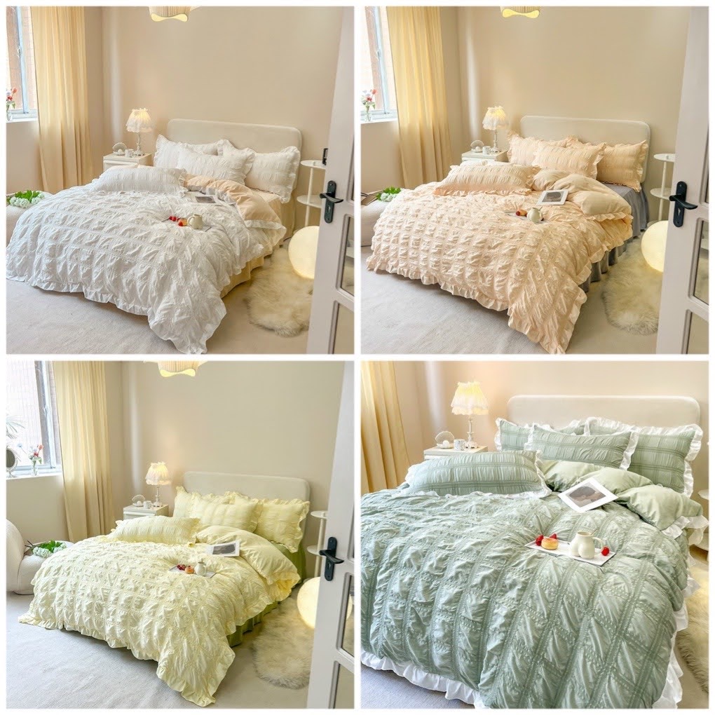 Bộ Cotton Đũi Dúm 4 món