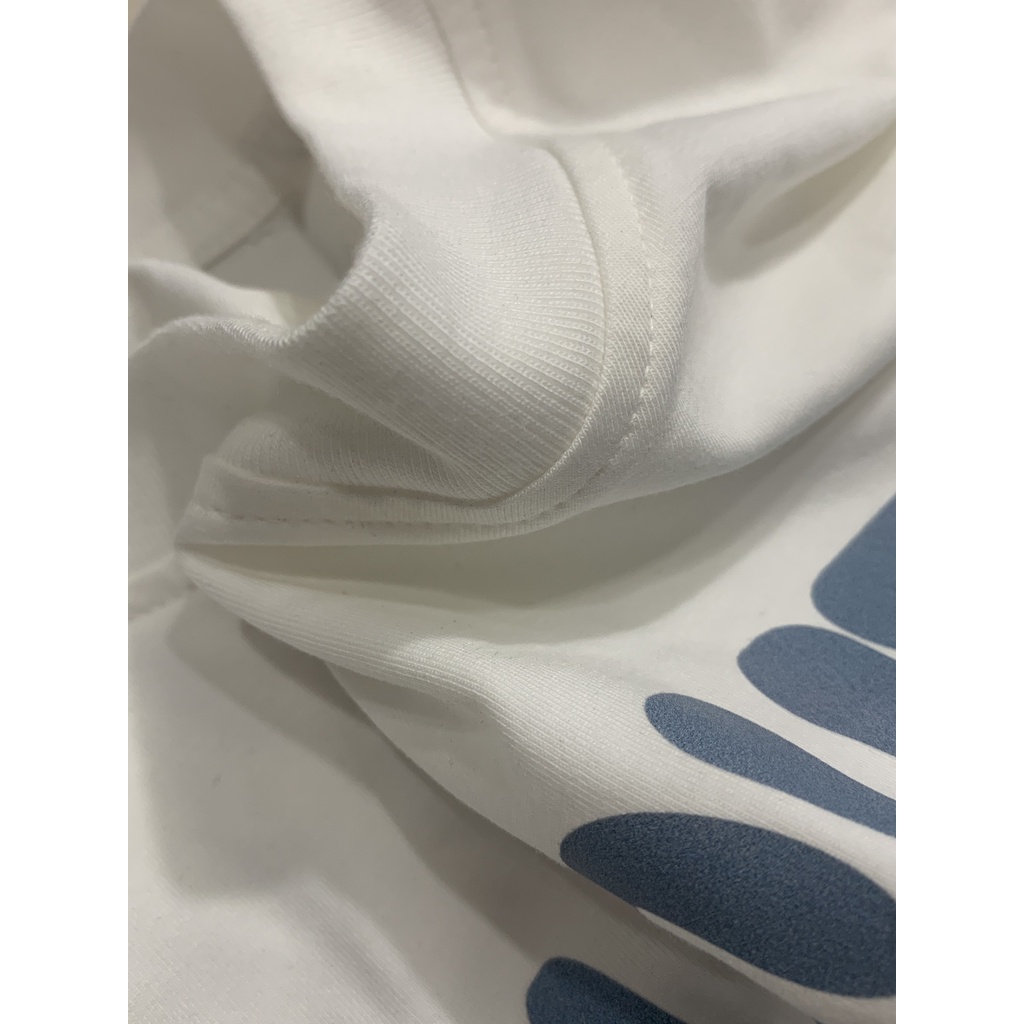 Áo thun tay ngắn vintage graphics " Crash in love " UNk trắng