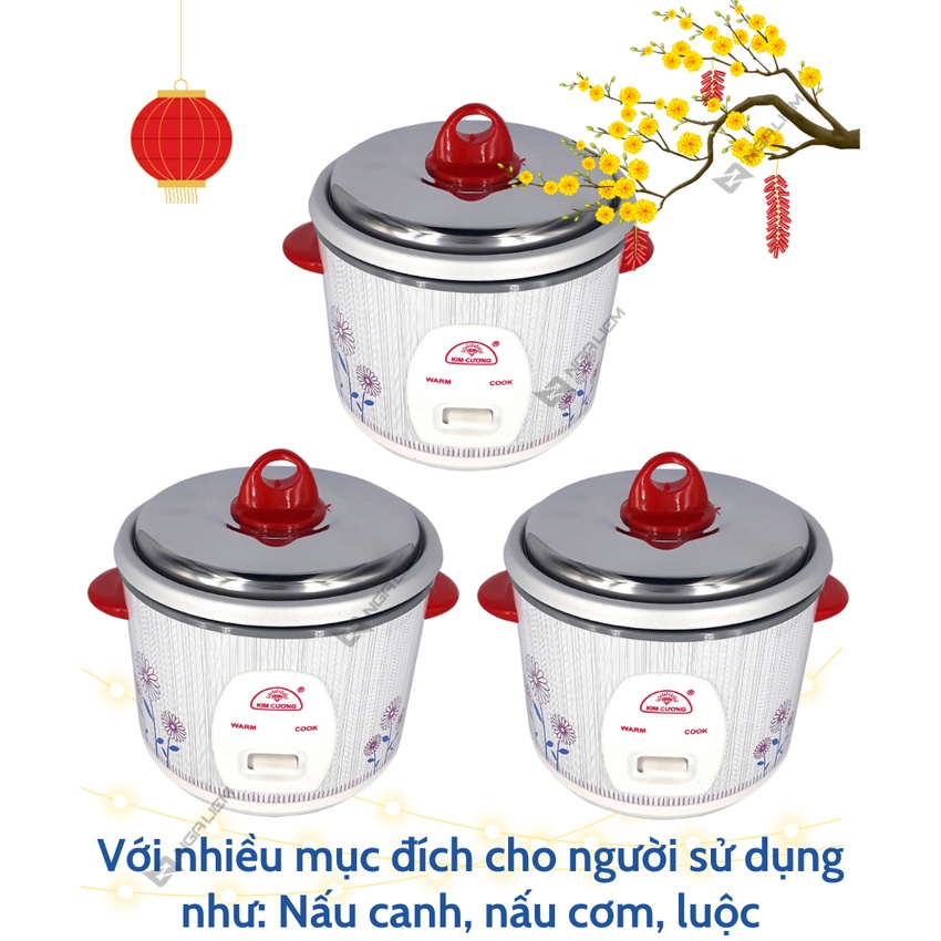 Nồi Cơm Điện 2.2 lít Kim Cương
