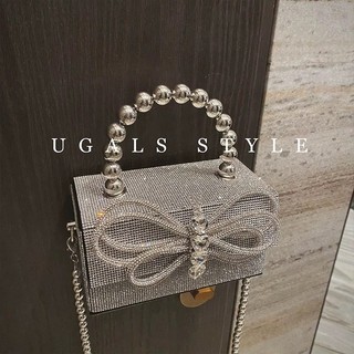Túi hộp bướm đính đá bling bling ( CÓ SẴN )