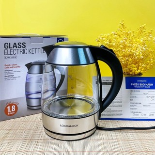 Ấm đun nước siêu tốc bằng thủy tinh lock&lock ejk418slv - 1.8 lít - 1850w