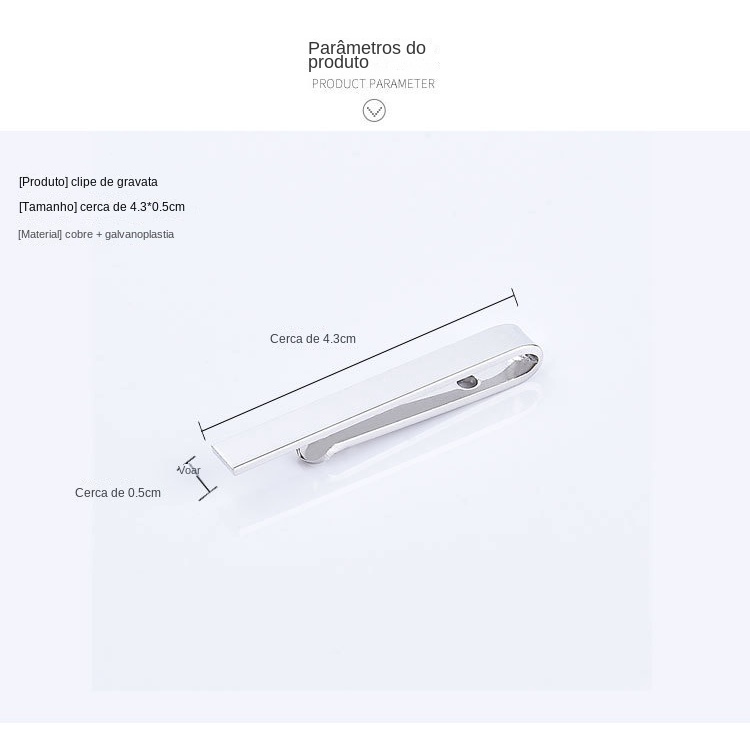 Kẹp Cà Vạt Màu Vàng / Bạc Đơn Giản Thời Trang Chất Lượng Cao Cho Nam