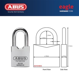 KHÓA BẤM treo ABUS 83/55 - ABUS 83 SERIES 55MM
