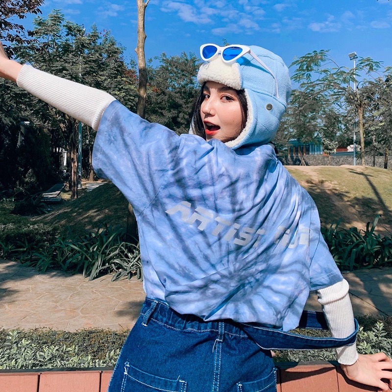 Áo Thun T-shirt Oversized Artist Club TIEDYE NAVY