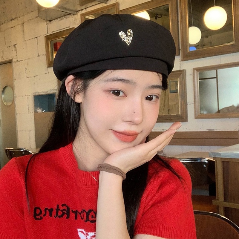 Mũ Beret Thời Trang Thu Đông Phong Cách Retro Dành Cho Nữ