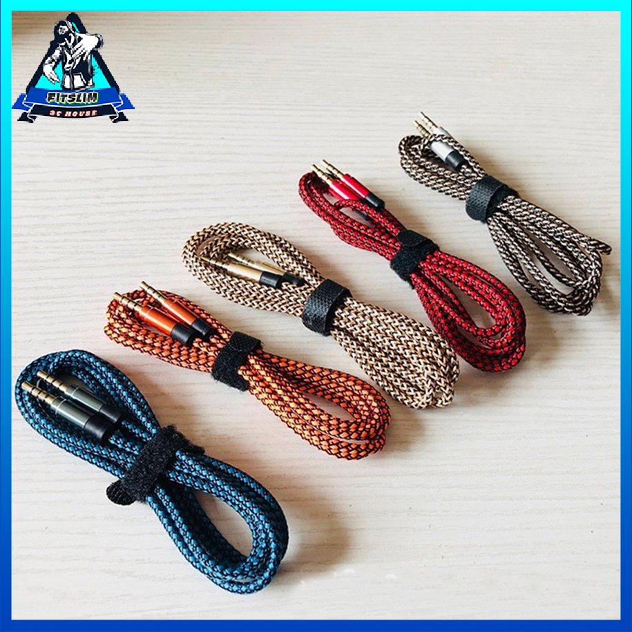 [Fit] Cáp Aux 1.5M/3M 3.5Mm âm thanh Giắc cắm loa [S/17]