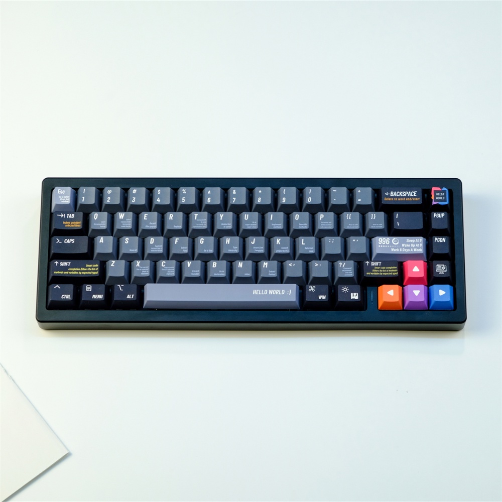 Programmer Keycaps Cherry Profile Lập Trình Viên Đen PBT Dye Sub Bàn Phím Cơ Keycap | BigBuy360 - bigbuy360.vn