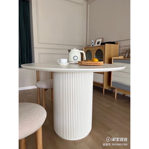 BÀN TRÒN CHÂN TRỤ - ĐK 90cm FREE SHIP HCM