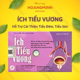 Ích tiểu vương hỗ trợ cải thiện tiểu đêm, tiểu són,cải thiện rối loạn chức năng bàng quang