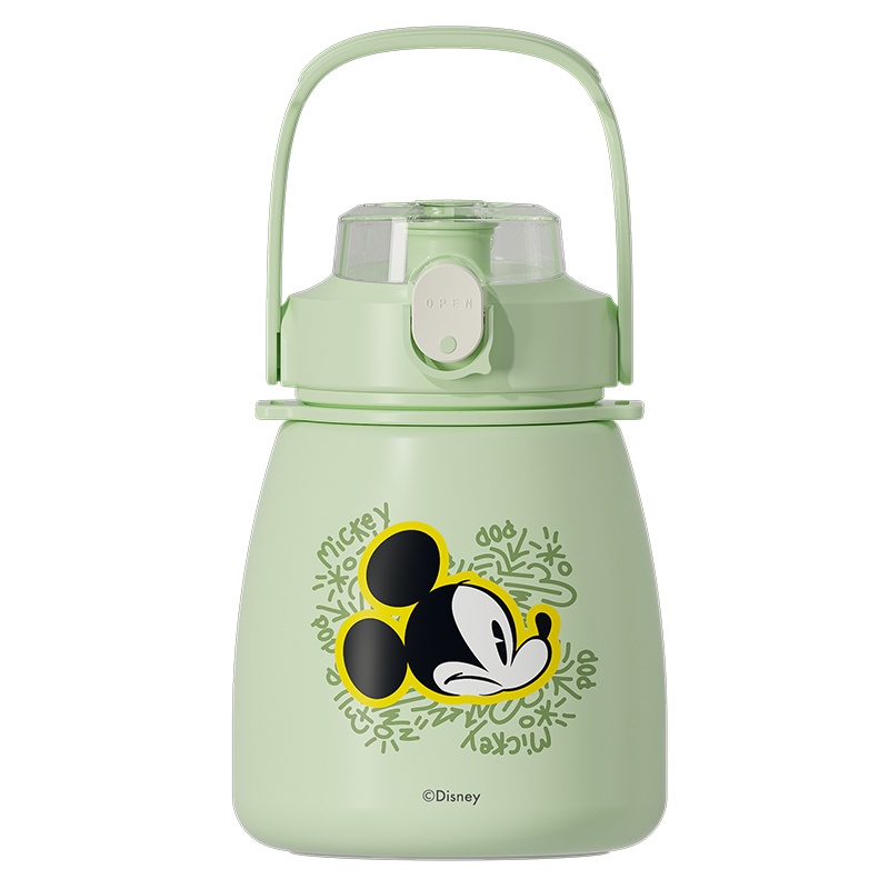 DISNEY Bình Giữ Nhiệt 1000ml Bằng Inox 316 Họa Tiết Mickey Donald / Vịt Donald Thời Trang