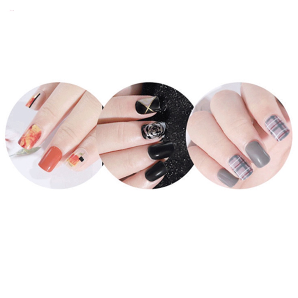 Miếng Dán Trang Trí Móng Tay Hai Mặt Siêu Dính Chống Thấm Nước