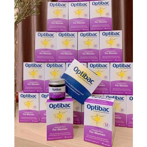Men vi sinh dành cho phụ nữ Optibac Probiotics For Women - hàng UK 30 viên