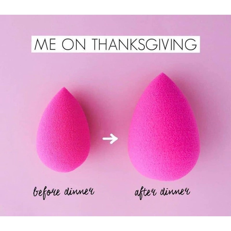 Mút Tán Nền Chuyên Nghiệp BEAUTY BLENDER Orginal Makeup Sponge (Màu Ngẫu Nhiên Đen/Hồng)