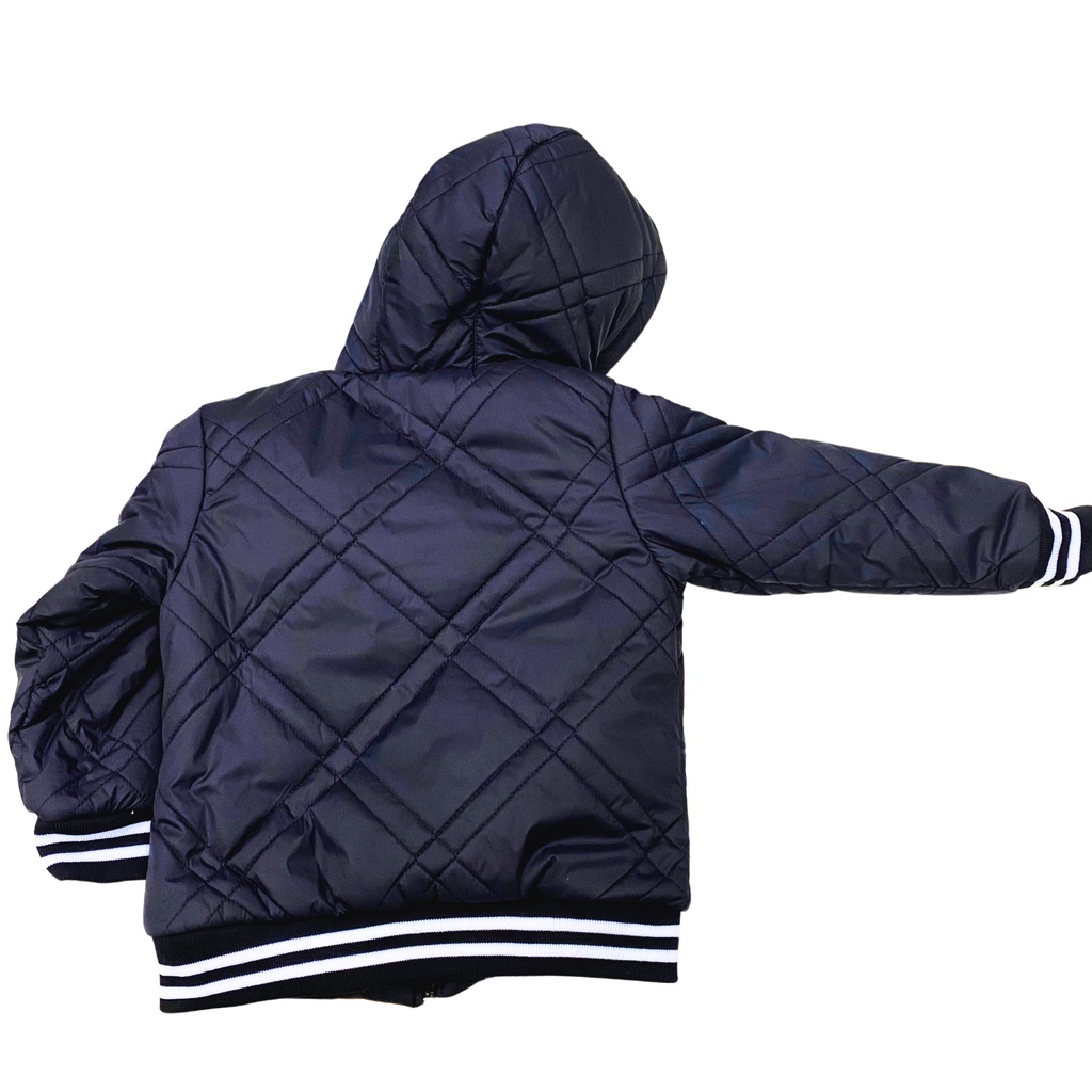 Áo khoác trẻ em - áo phao lót lông trần bông 3 lớp cho bé siêu nhẹ siêu ấm dễ thương cho bé trai và bé gái