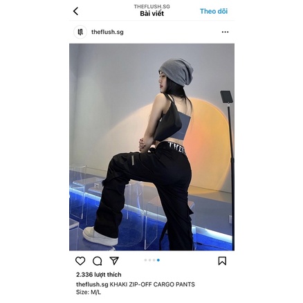 Quần cargo @theflush.sg