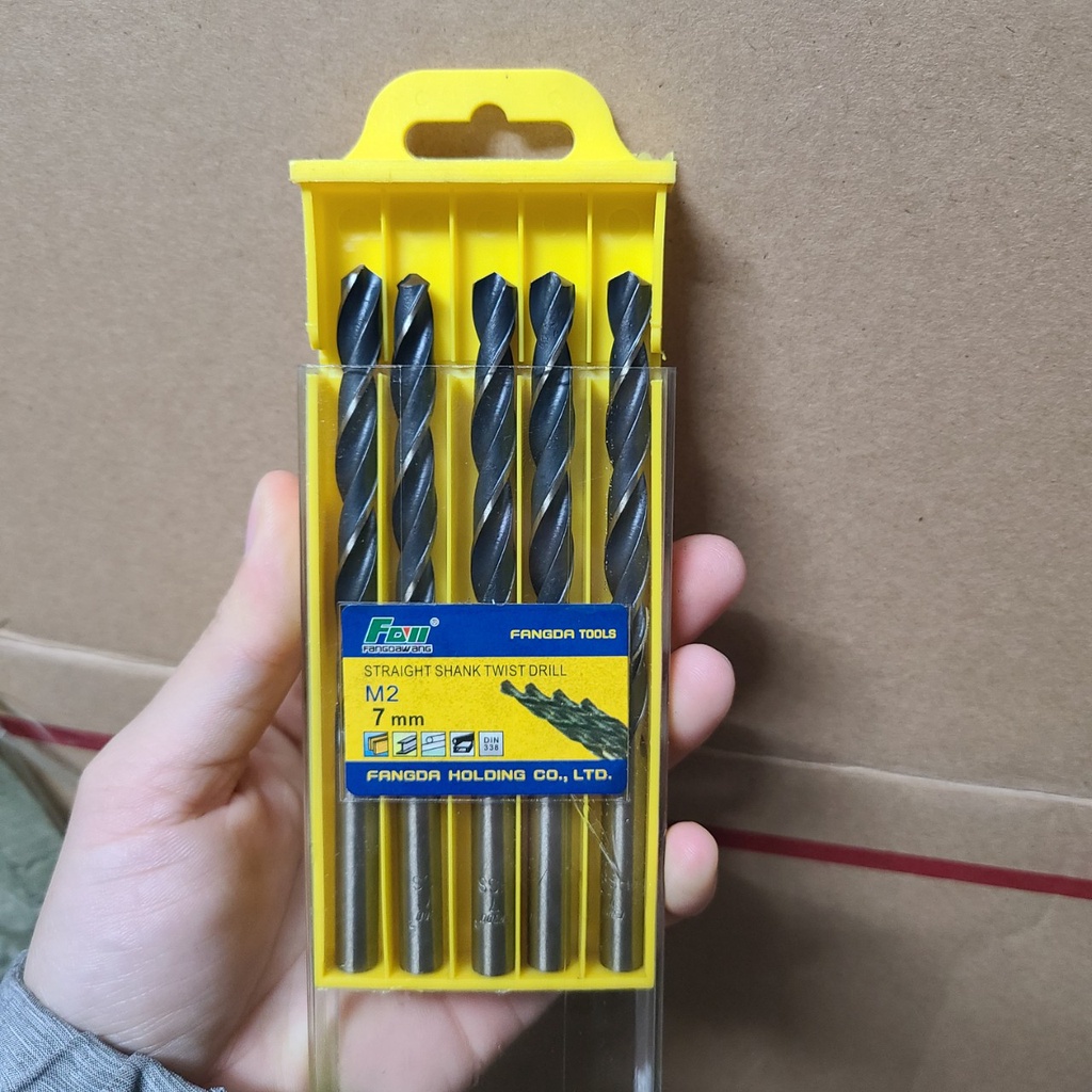 MŨI KHOAN INOX , sắt , thép  FAVI 7ly