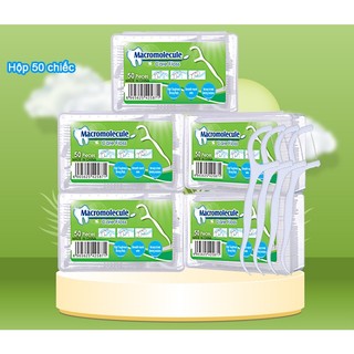 Tăm Chỉ Nha Khoa Hộp 50 Chiếc - Tăm nha khoa hộp 50 chiếc - Chỉ nha khoa bảo vệ răng miệng chống sâu răng