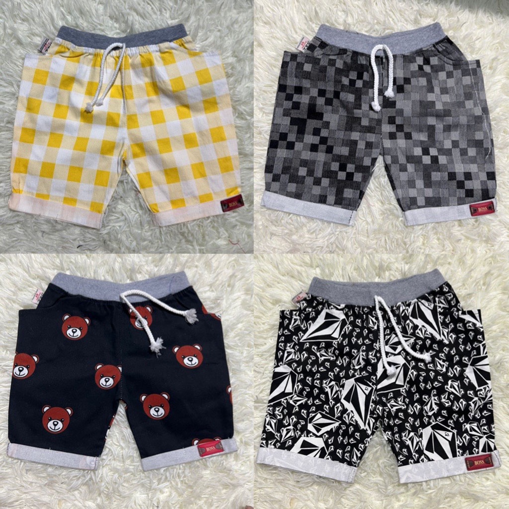 Quần đùi bé trai, quần short kaki cho bé trai từ 13-15kg