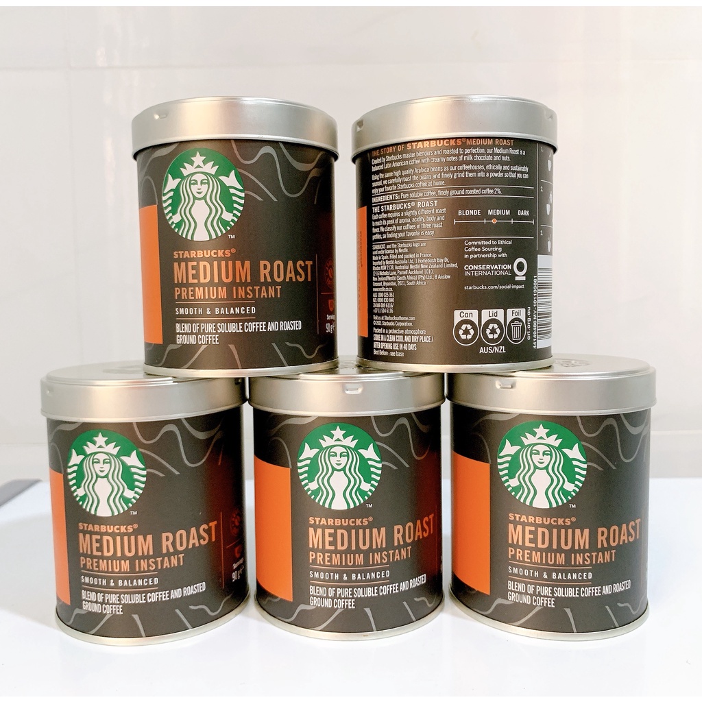 Starbucks Cà Phê Hòa Tan Cao Cấp Starbucks cà phê rang đen hòa tan
