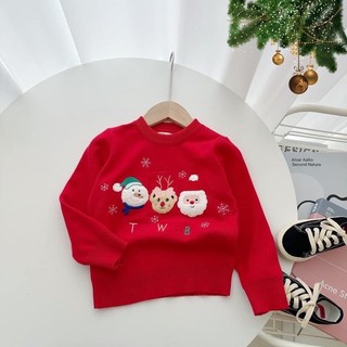 Áo len noel 2 lớp hàng qccc cho bé