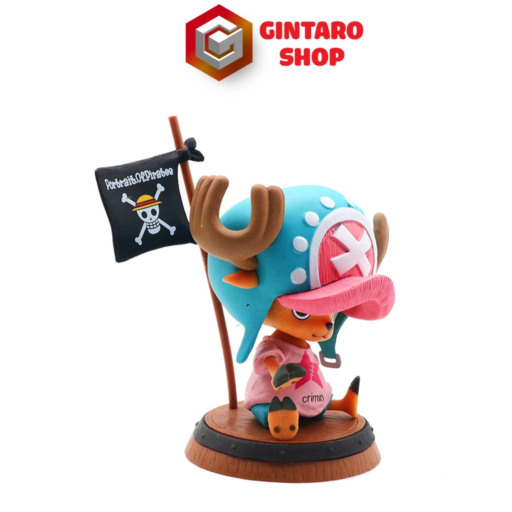 Mô hình One Piece Chopper kẹo ngọt phiên bản chibi kute cực dễ thương, Mô hình nhân vật Chopper cao 12cm