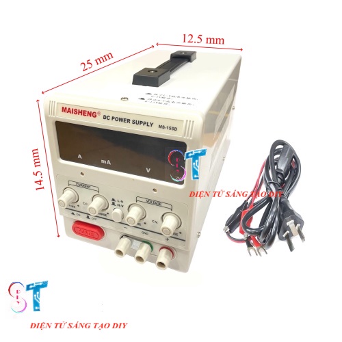Máy Cấp Nguồn Đa Năng 15V – 5A MS155D