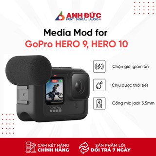Media mod for gopro hero 9, hero 10, hero 11 black - hàng chính hãng fpt