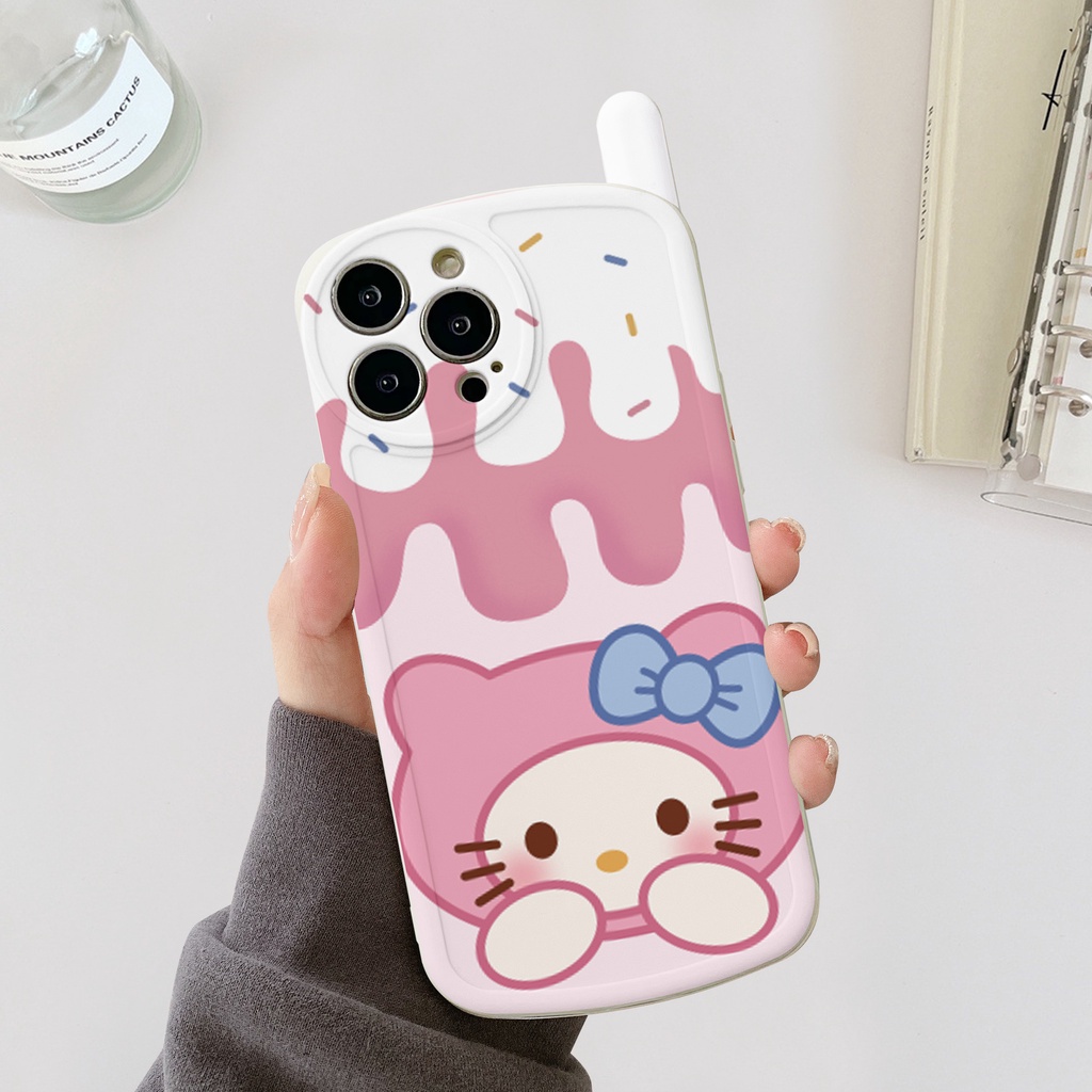 Ốp bảo vệ cam iphone hình điện thoại gấu mèo dễ thương 6/6splus/7/7plus/8/8plus/x/xs/11/12/13/14/pro/max/plus/promax