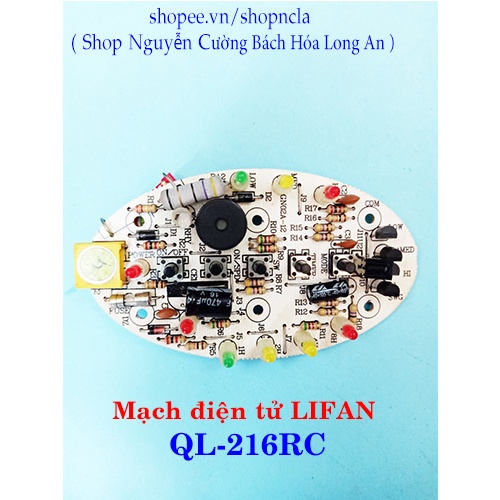 Mạch điện tử quạt lửng Lifan model QL-216RC