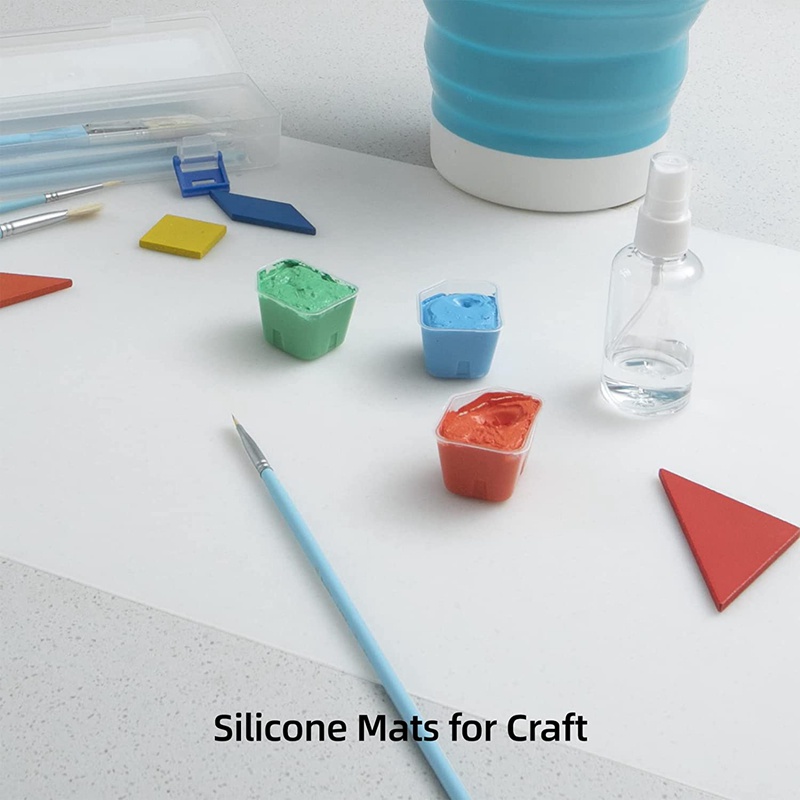 Bộ 2 Thảm Silicone Chống Trượt Chống Thấm Nước Cỡ Lớn Tiện Dụng Cho Nhà Bếp