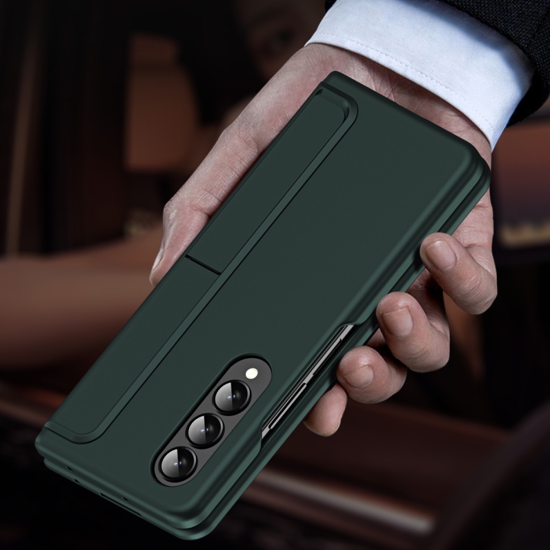 Ốp Điện Thoại Gập Có Giá Đỡ Và Ngăn Đựng Bút Cho Samsung Galaxy Z Fold 3 Flod 4
