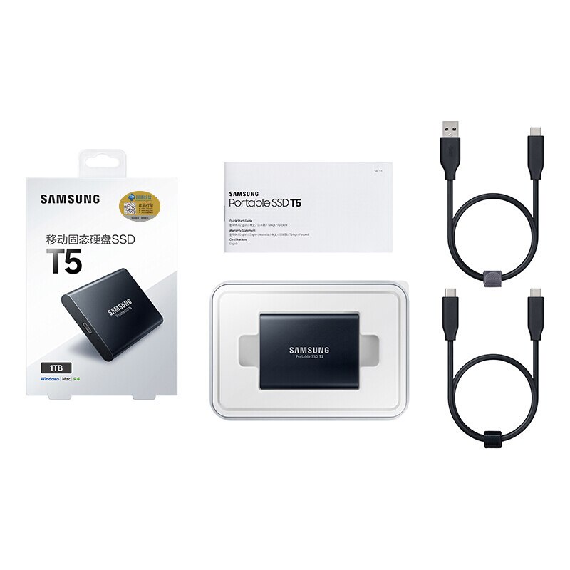 Ổ Cứng Ngoài SSD 500GB 1TB 2T USB3.1 Gen2 USB 3.1 Cho Máy Tính Bảng Laptop Samsung T5