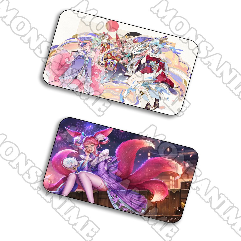 Ảnh card bo góc in hình Liên quân game Arena of Valor ver KIMONO thẻ bo viền 5*8cm anime chibi