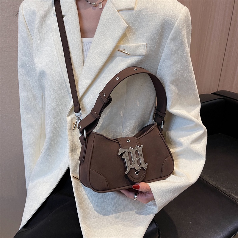 Túi đeo vai CHAIKA KILTER da PU màu trơn phong cách Anh Quốc cổ điển thời trang chất lượng cao dành cho nữ