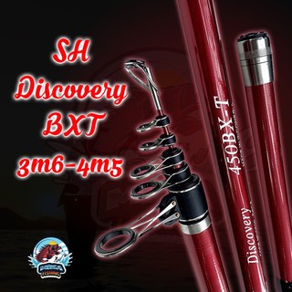 Cần câu lục sh discovery bxt 3m6-4m5 cần câu máy siêu khỏe cc32