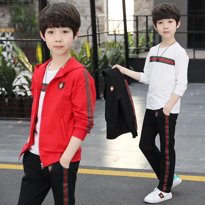 Sét 3 món nỉ da cá bé trai từ 13-45kg