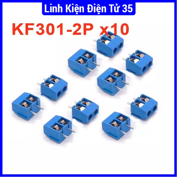 Bộ 10 cọc nguồn hàn mạch KF301 2 chân, 3 chân điện áp 300V 15A màu xanh dương, chất lượng, giá tốt
