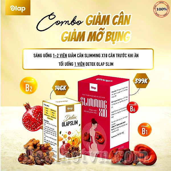 Giảm Cân Slimming X10 Olap - Dành Cho Người Khó Giảm Cân