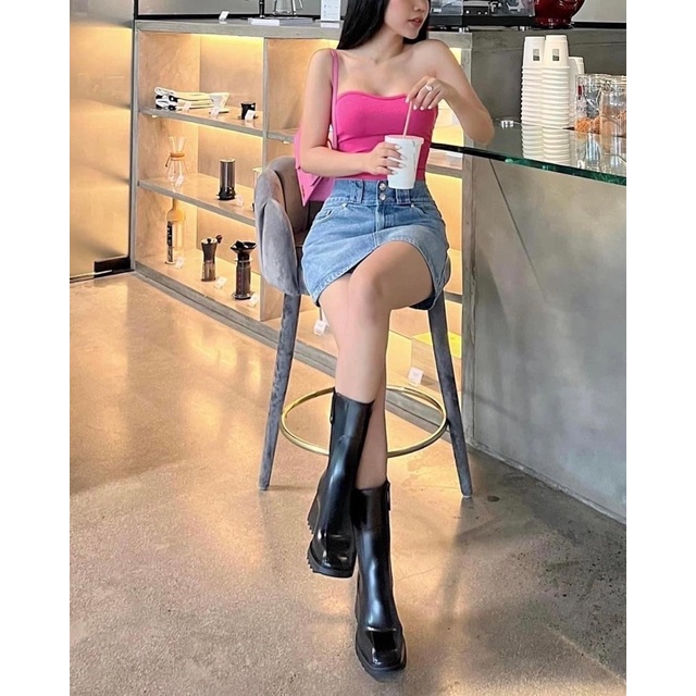 Áo ống cúp ngực ôm body siêu xinh DNC COCOBEBE. hàng l1