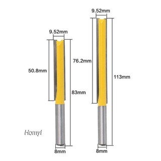 [Hoyl] Dụng cụ cắt bộ định tuyến xả chân thẳng dài 2 "50,8mm