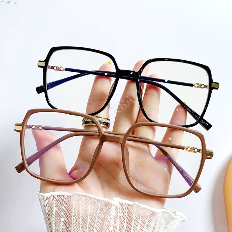 Kính Mát Gọng Vuông Chống Bức Xạ Phong Cách Hàn Quốc